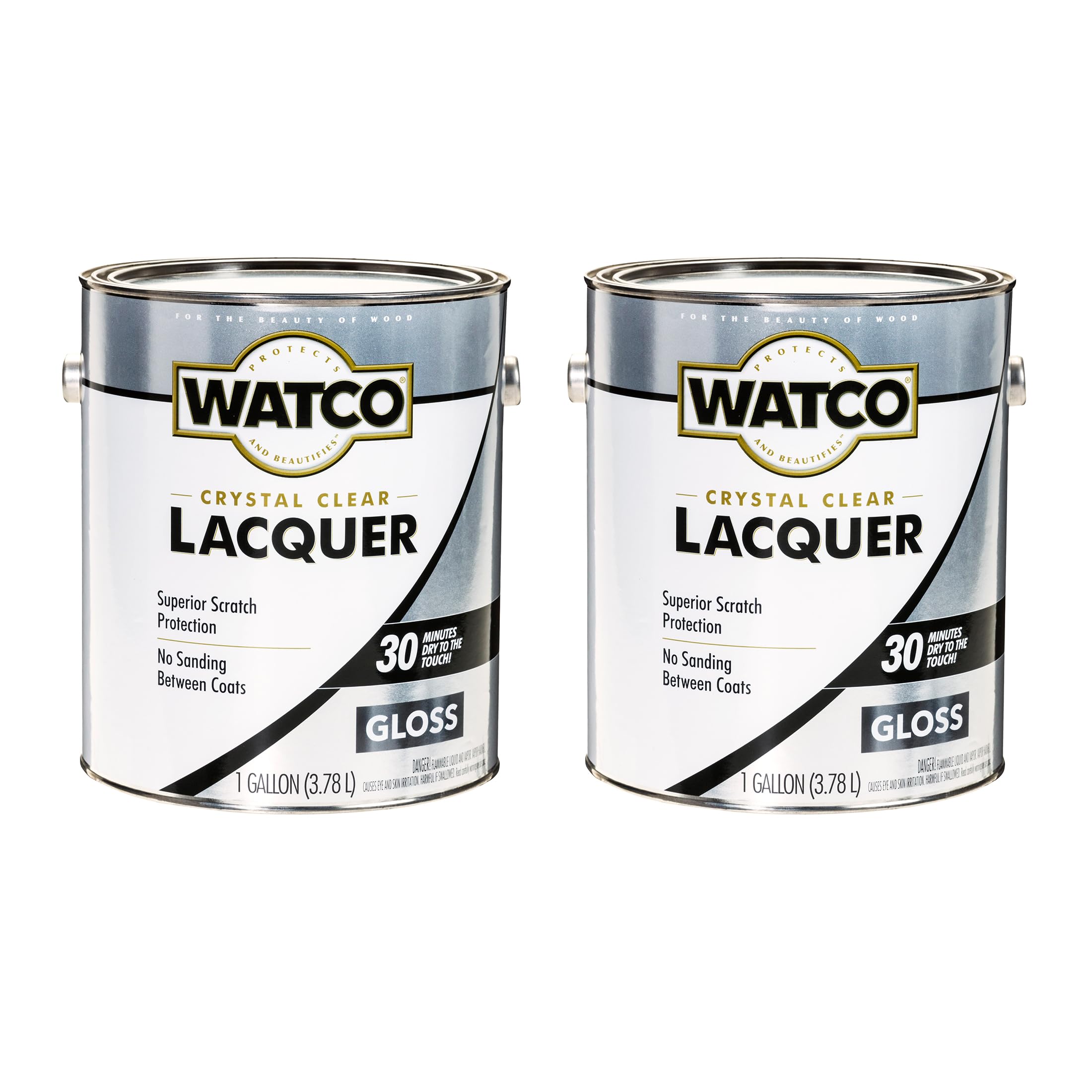 Watco Gloss Clear Lacquer - Durable Wood Finish -4