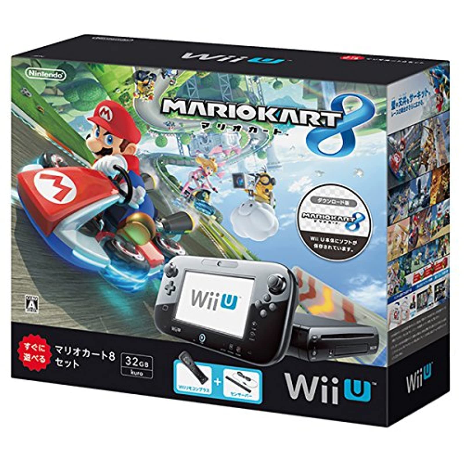 Nintendo Wii U マリオカート8セット Amazon | Wii U マリオカート8 セット クロ | ゲーム機本体