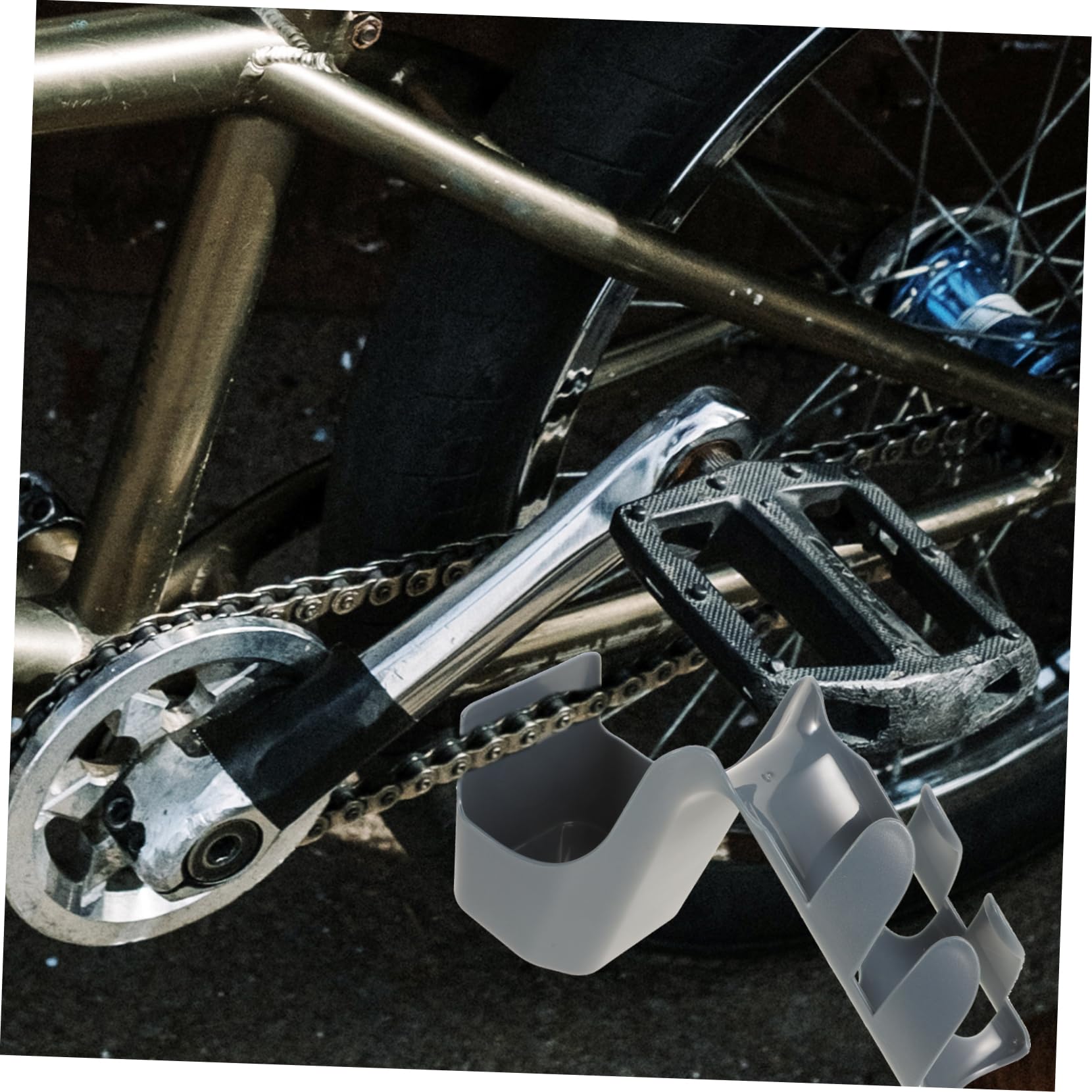 Abaodam 4 Stück Bikekettenreinigungsset Spritzwassergeschützte Aufbewahrungsbox für Kettenreiniger Tragbares und Reinigungswerkzeug für Fahrräder Ölbeständige Box für Sauberen Arbeitsplatz