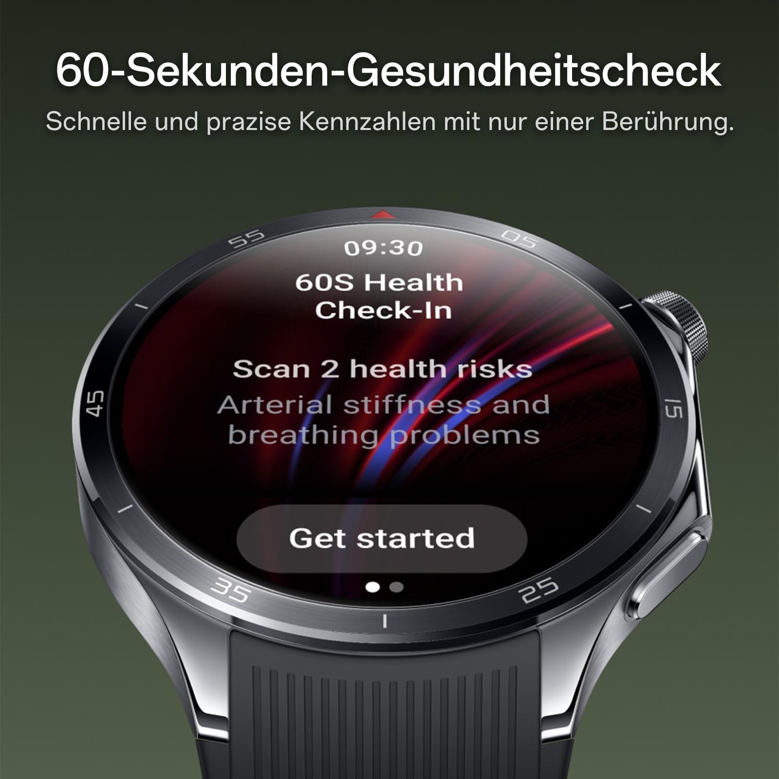 OnePlus Smartwatch 3, 22 mm Armband 1,5-Zoll-LTPO-Display Schnellladung 120 Stunden Akkulaufzeit 100 Sportmodi Zweifrequenz-GPS-Tracking 60-Sekunden-Gesundheitscheck