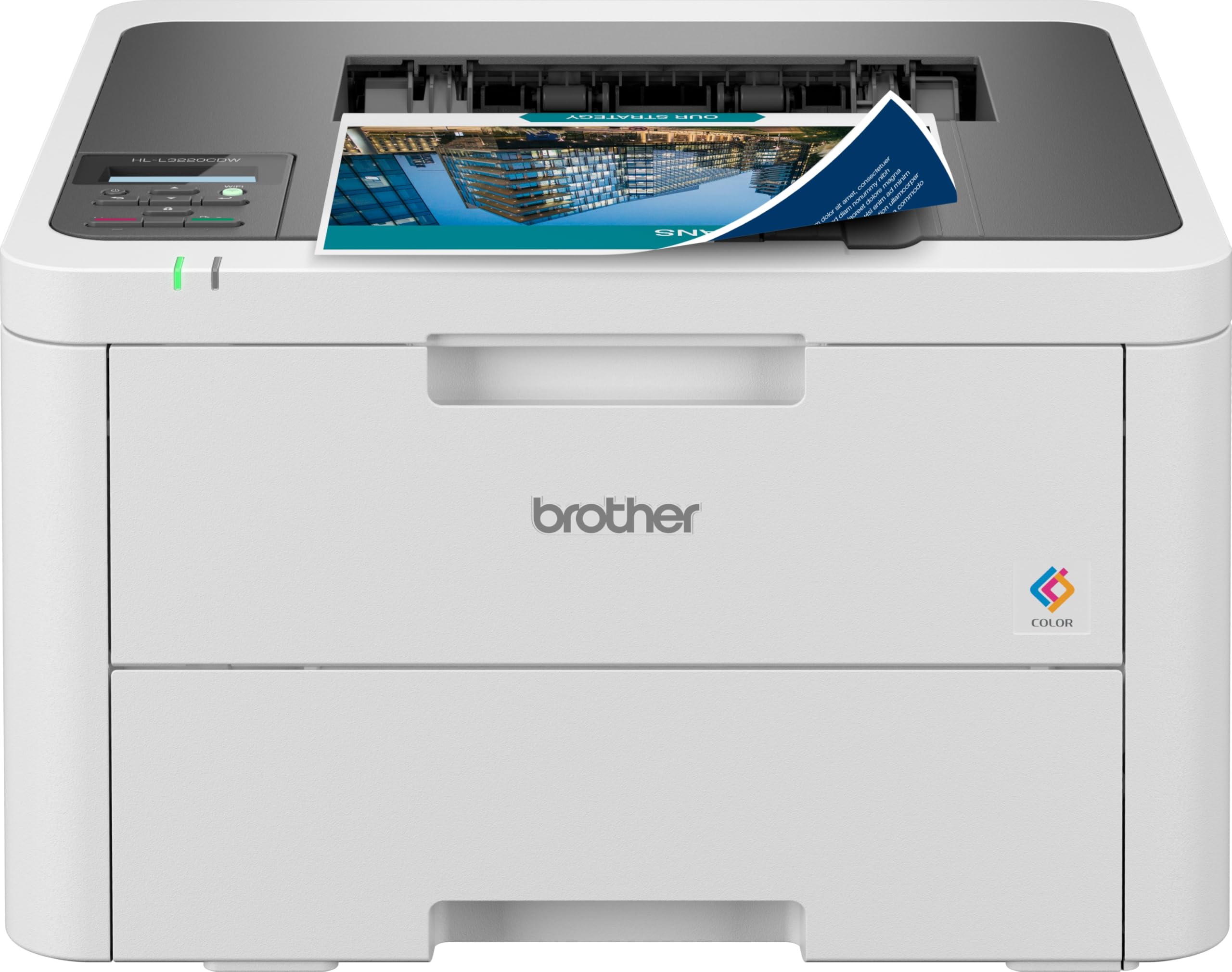 Brother HL-L3220CDW (New Launch) Automatic Duplex Color Laser LED Printer, 1 Line LCD Display, 256 MB Memory, 250 Sheets Paper Tray, USB 2.0, WiFi (Dual Band), WiFi Direct, 18 PPM, Free Installation-image-34