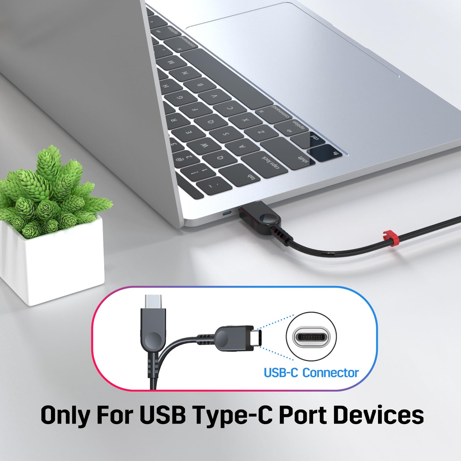 Ładowarka do laptopa 100 W USB C do Lenovo Yoga 9i 9 7i 7, Yoga Slim 7 Pro, ThinkBook 16 15, IdeaPad 5 Pro 16, ADL100YLC3A, ADL100YDC3A, SA11D52396, GX21J75543, 5A11J62105 zasilacz typu C Sznurek