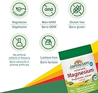Vista 4 de Jamieson Mezcla de bebida de magnesio, sabor natural a limón y lima