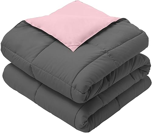 Royal Hotel Bedding Manta reversible para bebé, manta para niños, hipoalergénica alternativa al plumón de calor medio, 30 x 40 pulgadas, juego de 2,