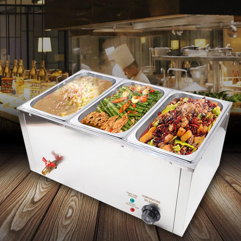Commercial Electric Food Warmer Buffet Steam Table with