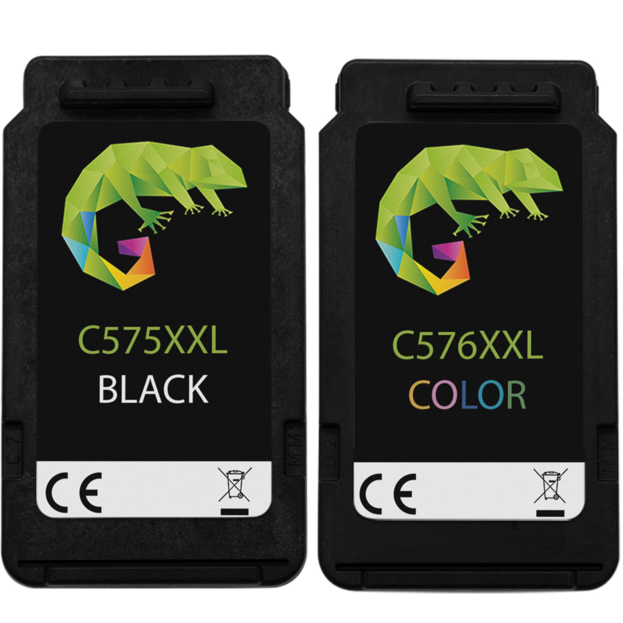 Lot de cartouches d'encre XXL équivalentes à Canon PG-575XL & CL-576XL pour Canon Pixma TR 4750 i, TR 4751 i, TR 4755 i, TR 4756 i, TS 3500 Series, TS 3550 i, TS 3551 i, TS 3750 i, TS 3751 i, TS 3751