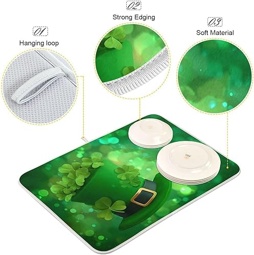 Vista 46 de Nautical Ocean Sea Turtle Dish Drying Mat for Kitchen Counter 18x24 in Starfish Retro Map Microfiber Drying Mats Absorbent Reversible Dish Pad Large