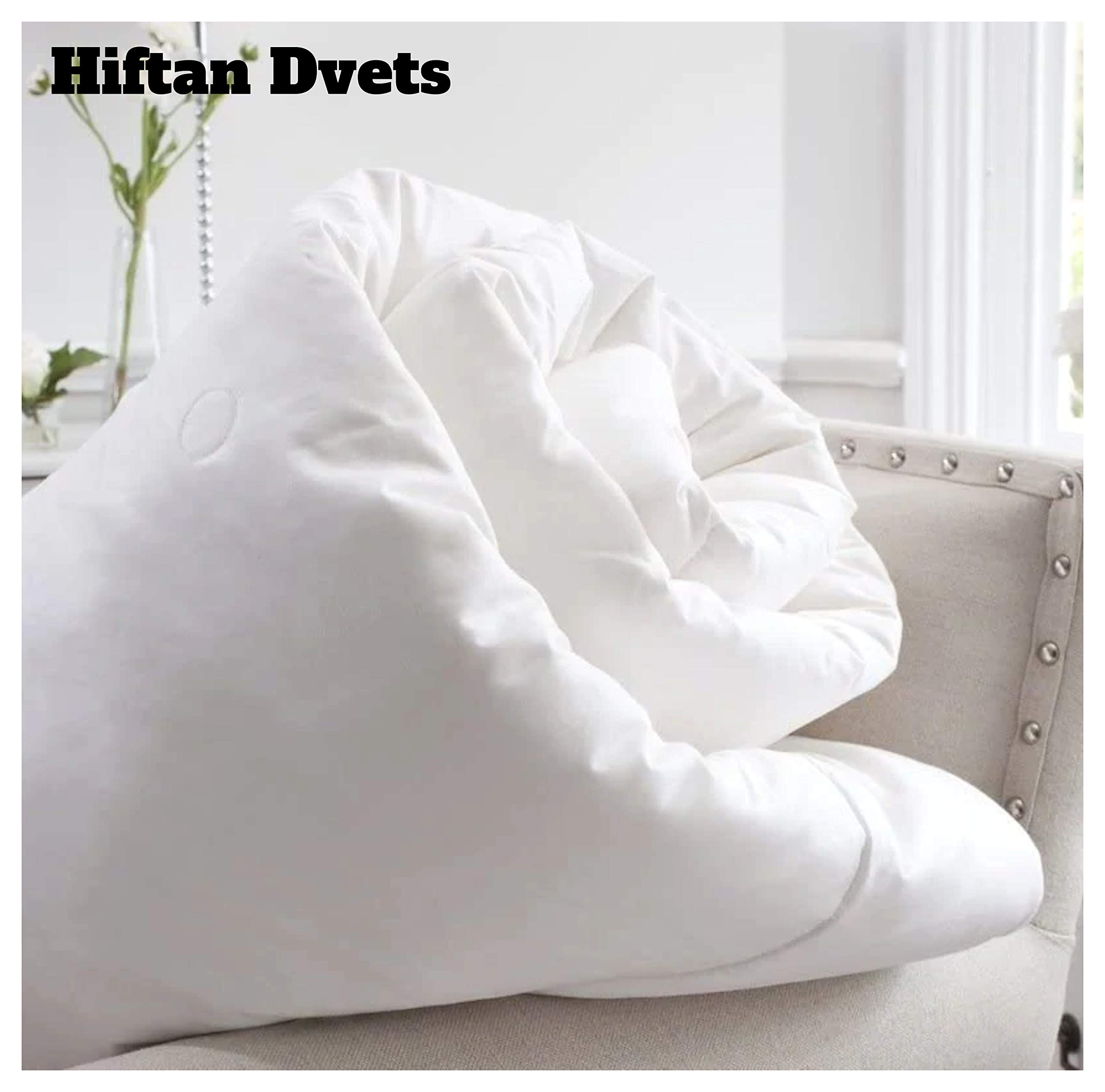 Hieftan Anti-Allergy Duvet Quilt – Luxury Hollow Fiber 4.5, 10.5, 13.5 & 15 Tog Duvet for Home & Hotel, Winter Warm, Soft Touch Cover, Machine Washable Single Double & King Size