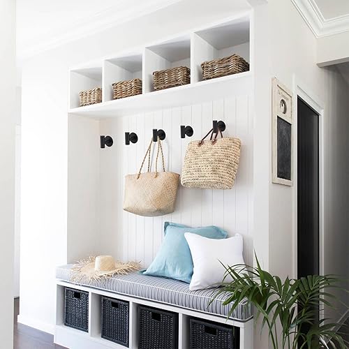 Miniatura 6 de TocTen Gancho para toallas de baño, fuerte gancho autoadhesivo para bata, acero inoxidable SUS 304 para pegar en la pared, gancho de ropa sin