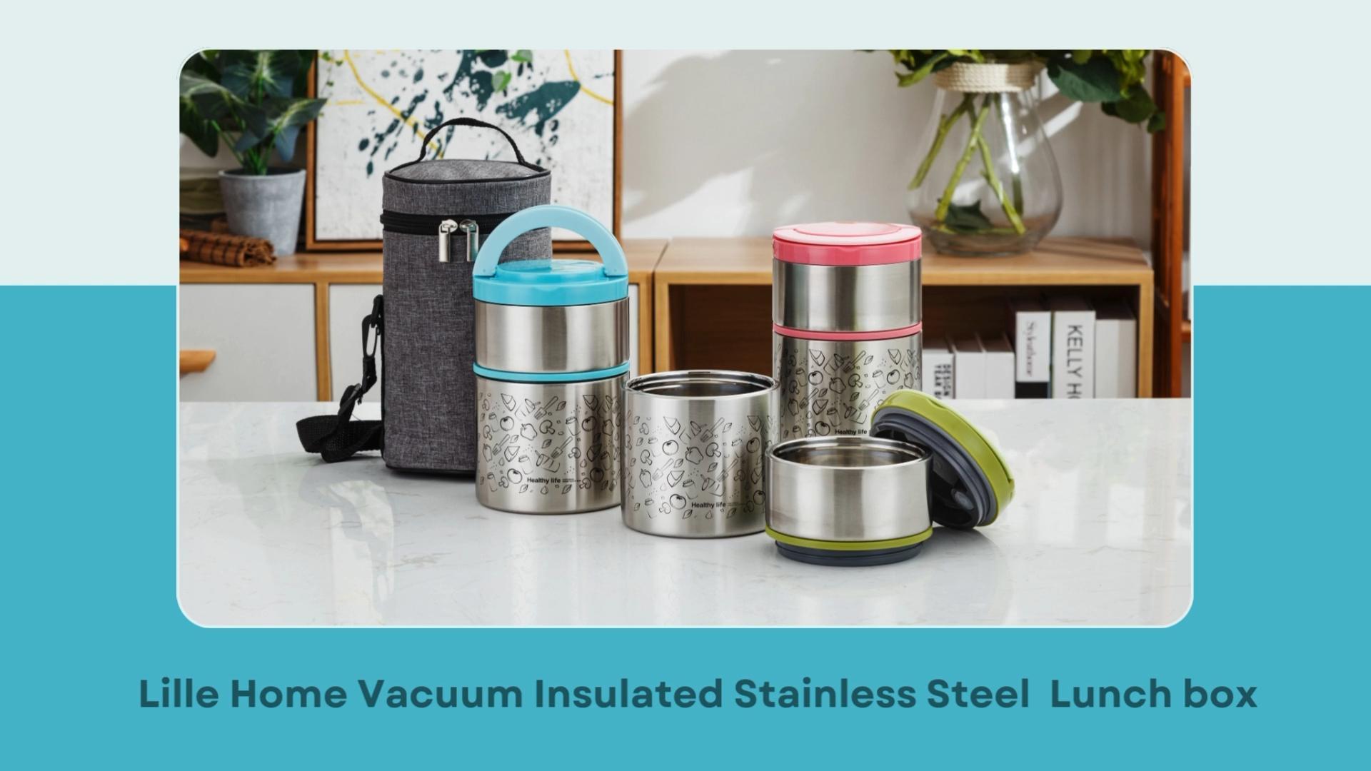 Amazon.com: Lille Home Vacuum Insulated Stackable Stainless Steel