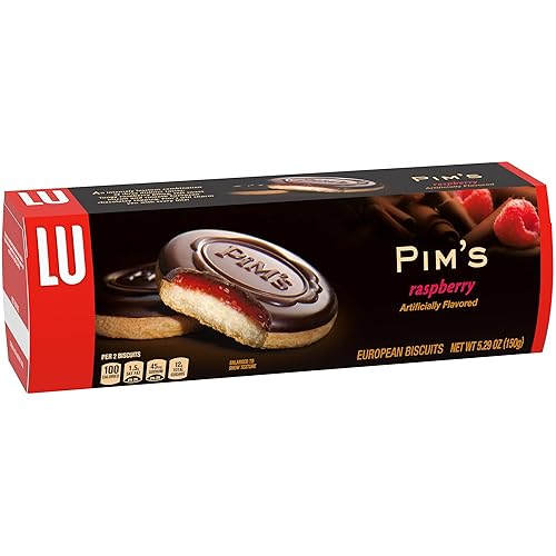 Miniatura 5 de Lu Petit Ecolier - Galletas europeas de chocolate con frambuesa, 5.29 onzas