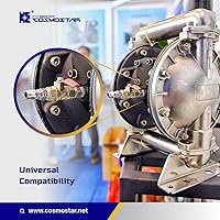 Vista 8 de COSMOSTAR Industries - Enchufe de aire MNPT de acero de 1/4 de pulgada, enchufe de 1/4 de pulgada y conector NPT de 1/4 pulgadas, enchufes