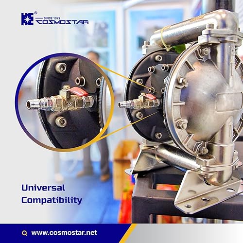 Miniatura 8 de COSMOSTAR Industries - Enchufe de aire MNPT de acero de 14 de pulgada, enchufe de 14 de pulgada y conector NPT de 14 pulgadas, enchufes de conexión