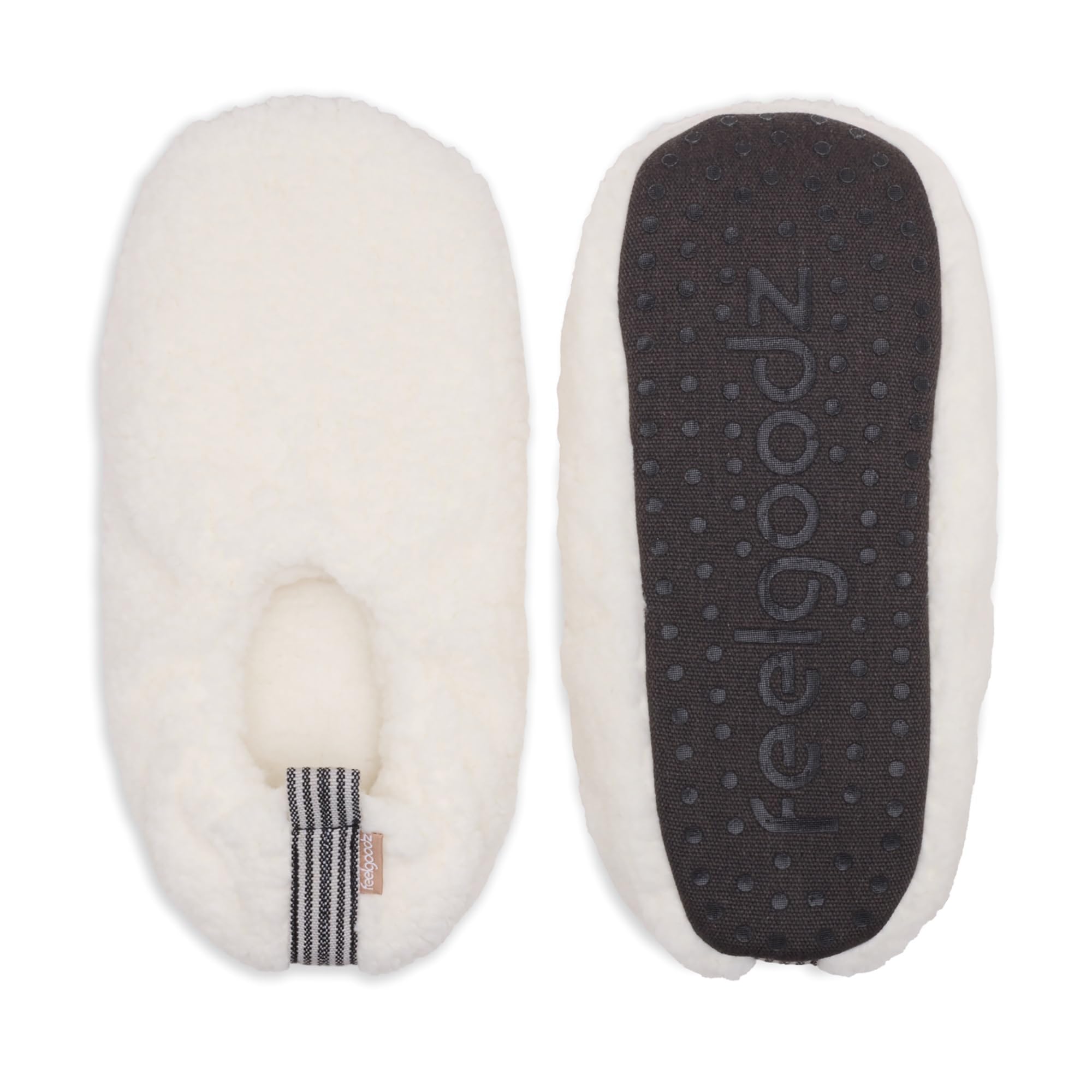 Feelgoodz Women's Slip-Resistant Sherpa Slipper Socks