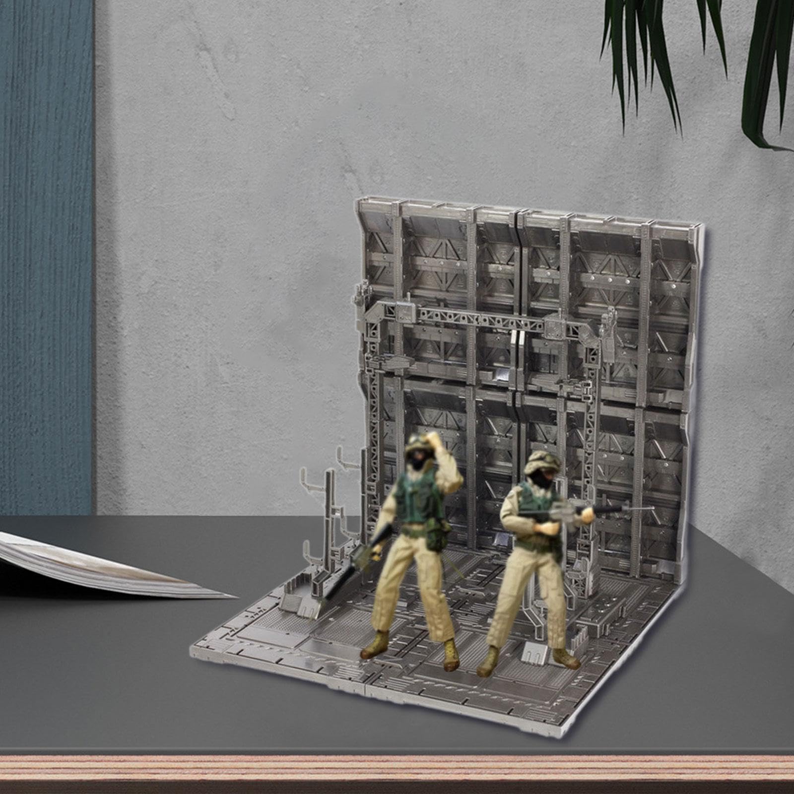 Base de Diorama para Figuritas, Fácil de Montar, Organizador para Maquetas, Soporte para Nido, Style F