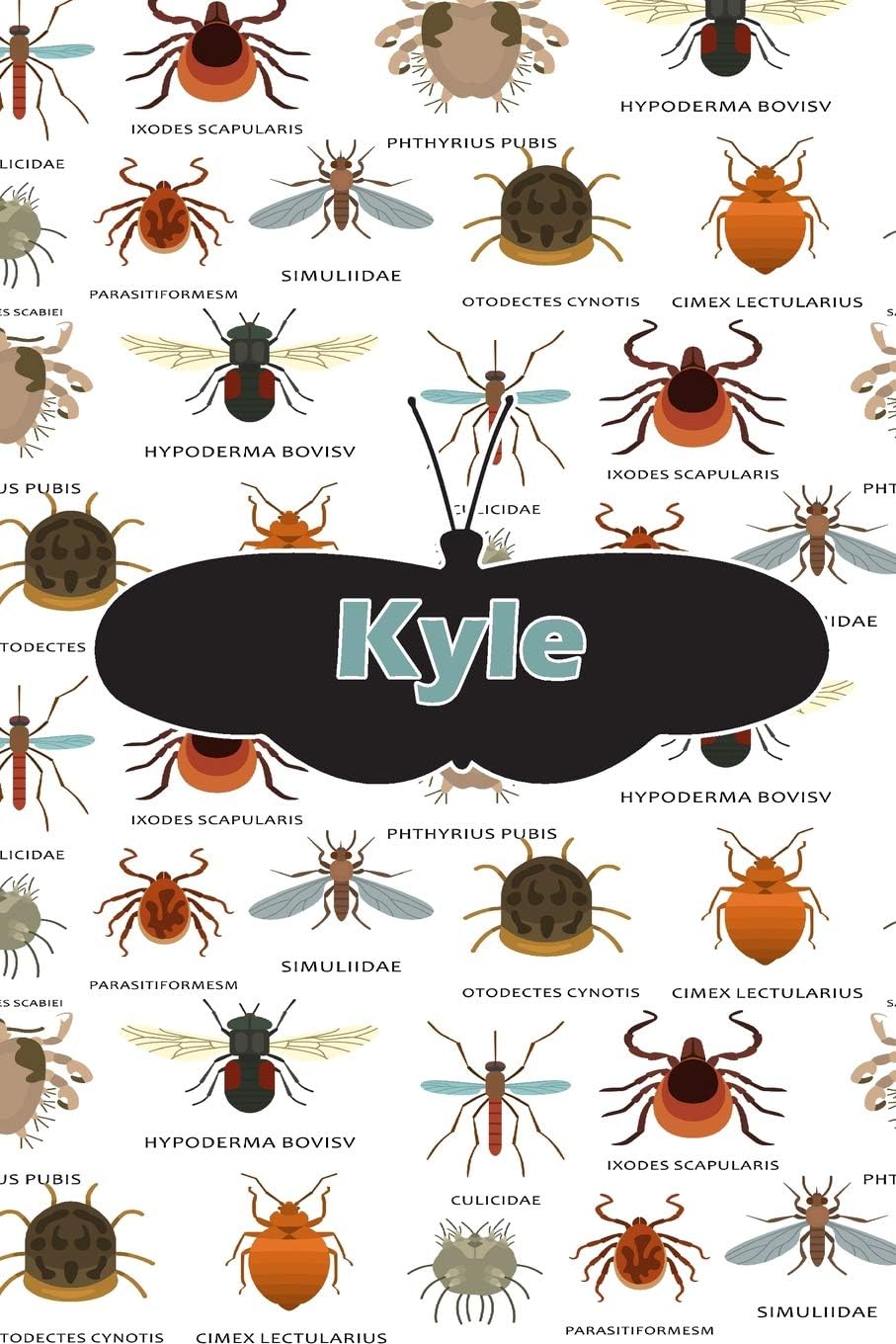 Kyle: Bug Insect Handwriting for K-3 Students Practice Paper Book Notebook Journal Book 120 Pages 6x9