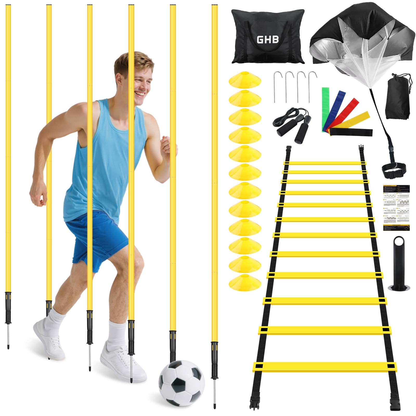 GHB Soccer Agility Training Equipment
