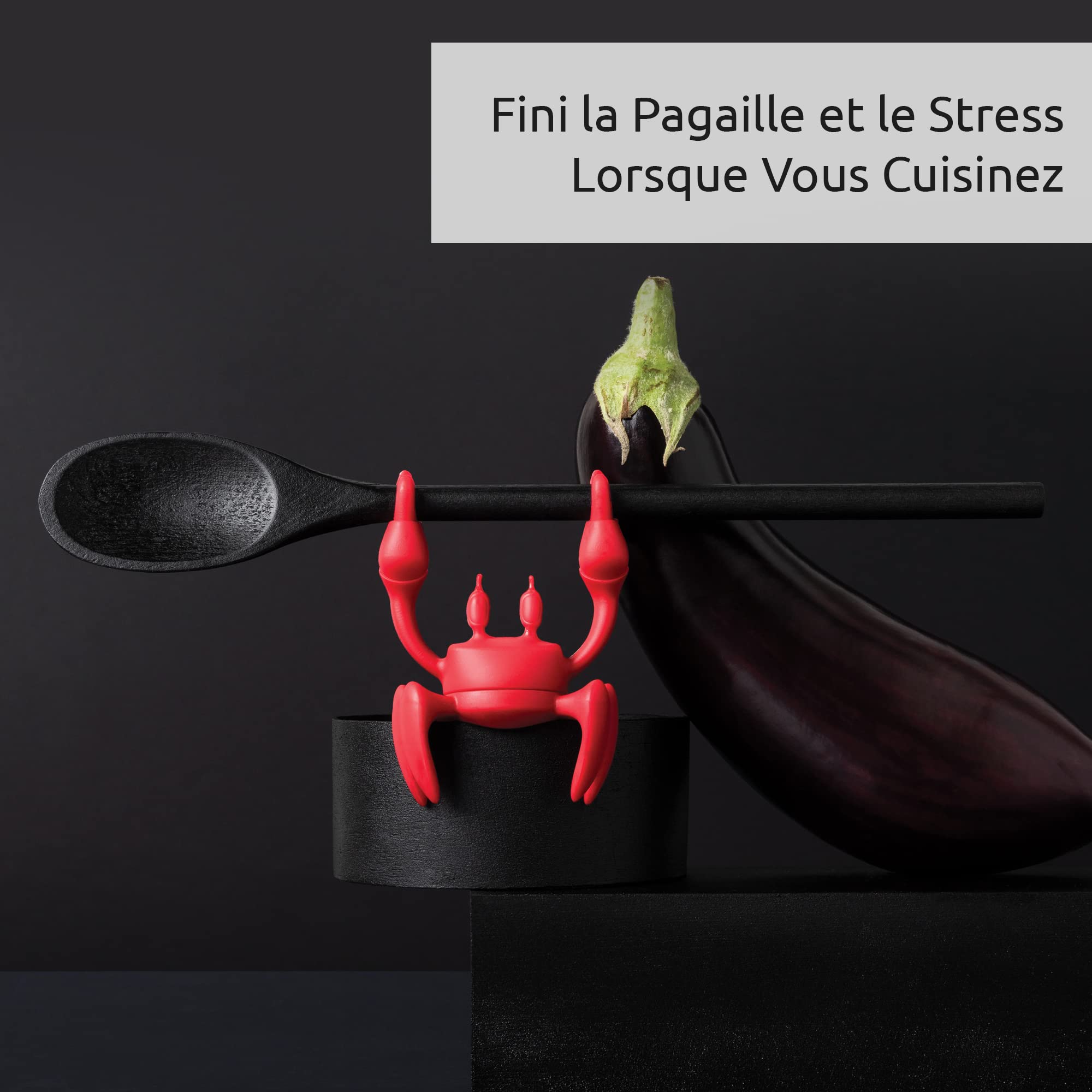 OTOTO Repose Cuillère Silicone Résistant à la chaleur Support Antidérapant Cuisine Gadget