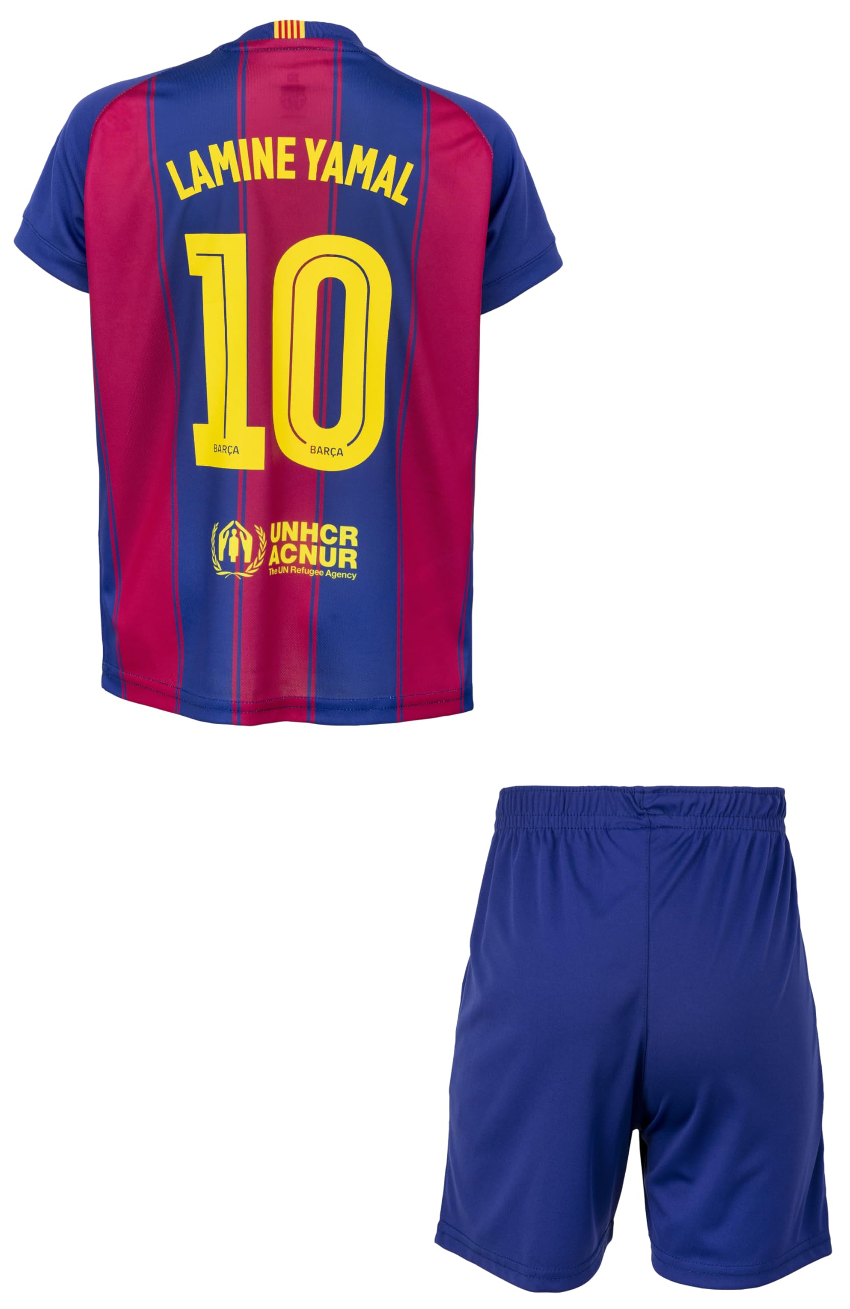 FC Barcelona Ensemble maillot et pantalon 2e EQ 2024/25 - Licence dorsale 19 Lamine YAMAL enfant taille 6 ans