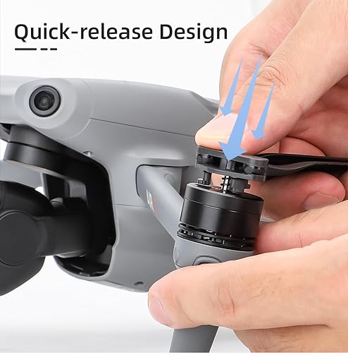 Miniatura 5 de Hélices para DJI Air 3 Drone, 8747F Reducción de ruido silenciosa Hélice de liberación rápida Air 3 Hoja de repuesto de colores 2 pares (tricolor)