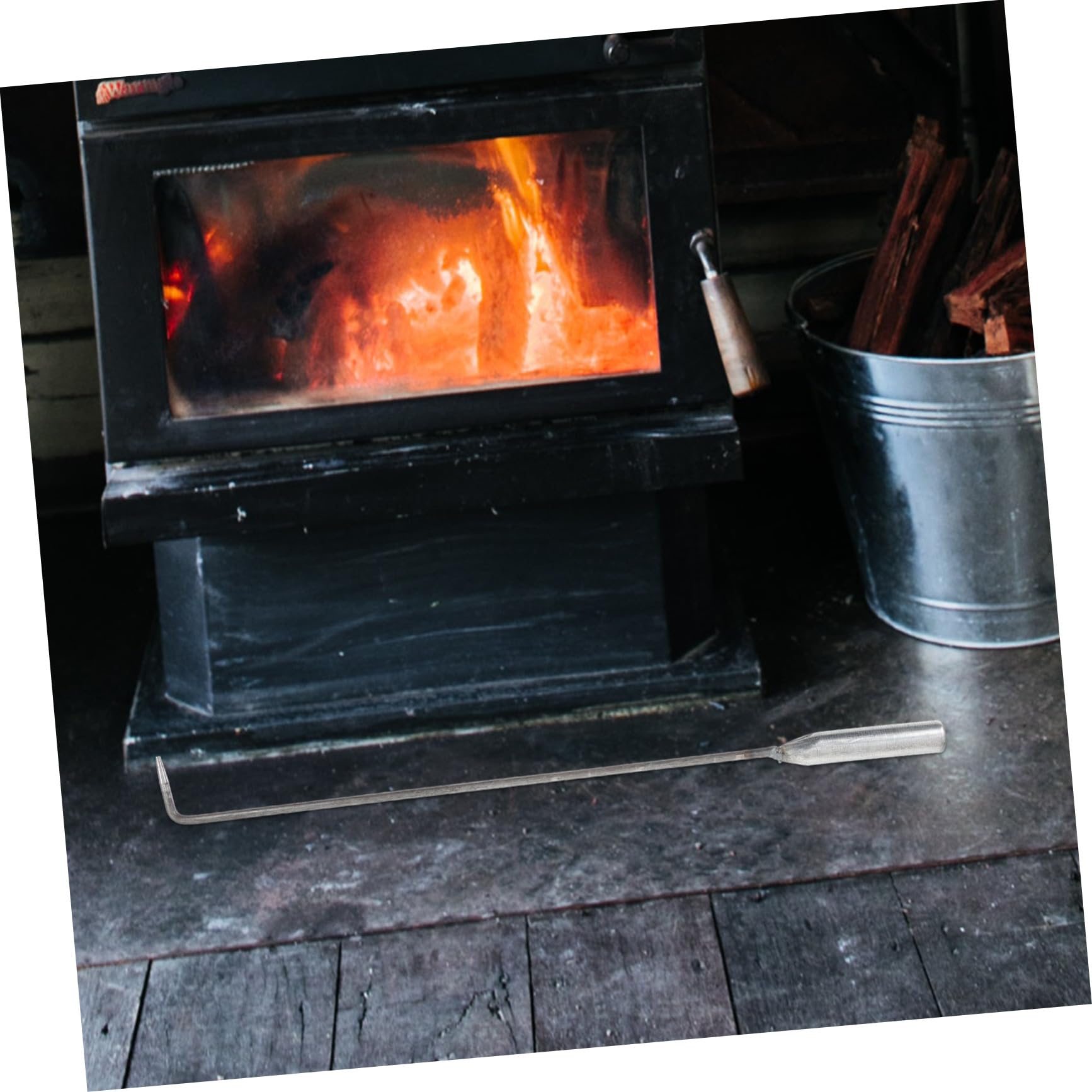 Eisen Schürhaken Für Feuerstelle Langer Griff Stabil Und Komfortabel Vielseitig Einsetzbar Für Grill Und Kamin Werkzeug Für BBQ Und Kaminzubehör