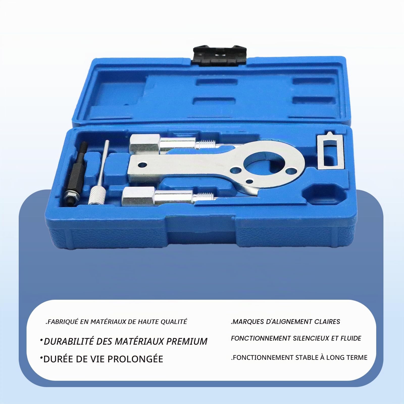 Kit de changement de courroie dentée avec outil de blocage de courroie dentée pour moteurs Fiat Alfa Romeo Lancia et Opel 1.6 1.9 et 2.4 JTD Multijet