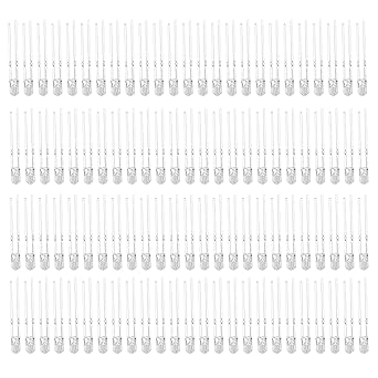 Diode Kit, Small Size Light Emitting Diode High Brightness Low Energy Consumption for Electronic DIY Enthusiasts for Color Displays Indicators Diagnostic(Gray hair blue)