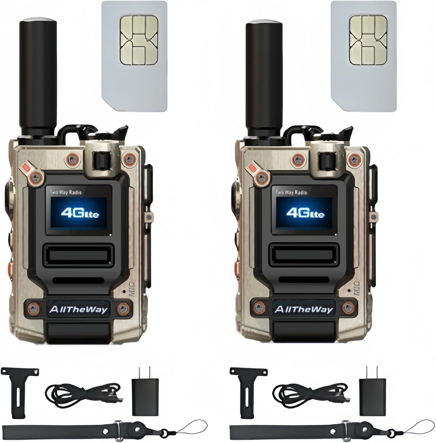 Alltheway Global Walkie Talkie Unlimited Range Rapid Radios