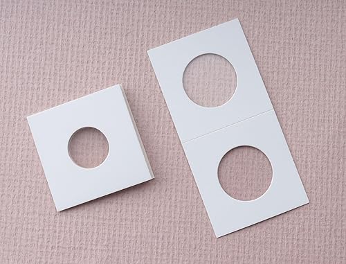 Miniatura 3 de SOWAKA 60 piezas de soporte para monedas de cartón de 6 tamaños surtidos para monedas, envoltorios de cartón, protector de almacenamiento para