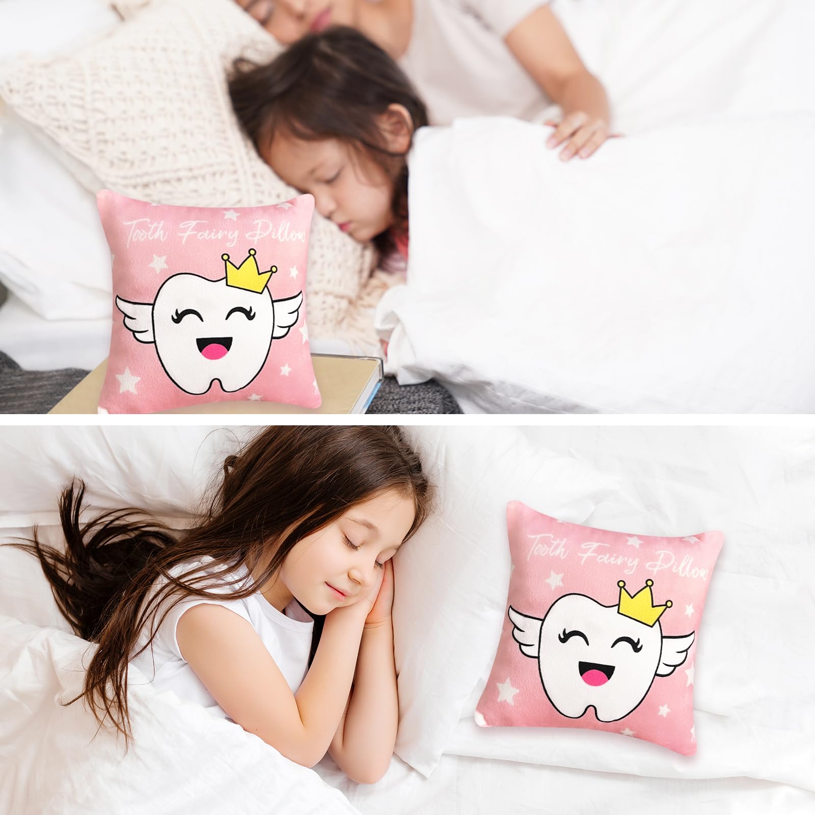 Toddler Pillow Year Old Pink Tooth Fairy Pillow With Pocket