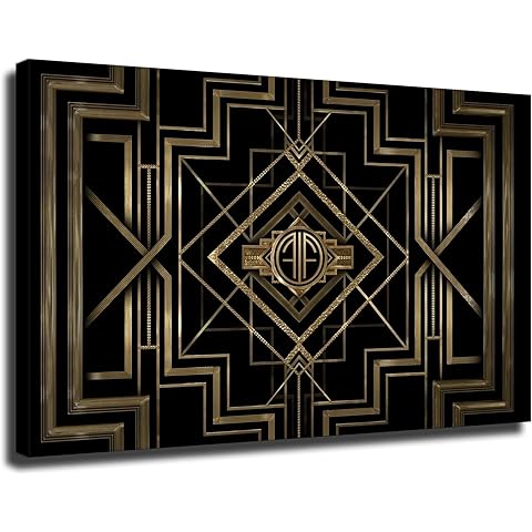 Black Gold Vintage Texture Poster Wall Art for Living Room Bedroom Wall Art Printin Wall Decor Gifts (8x12inch-No Framed)