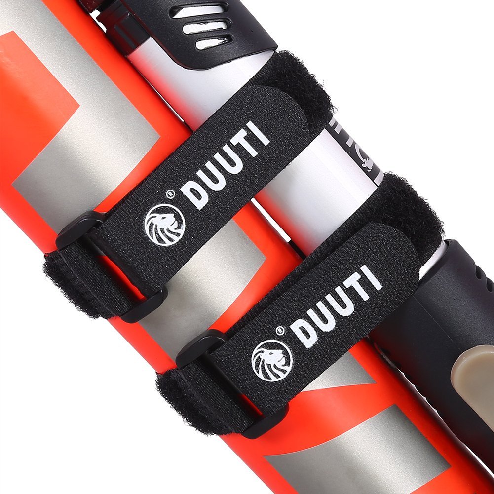 Bnineteenteam Cinghie di Fissaggio,Cinghie con Cinturino a Strappo 5pcs, Cinghie di Fissaggio Bici Regolabili per Biciclette
