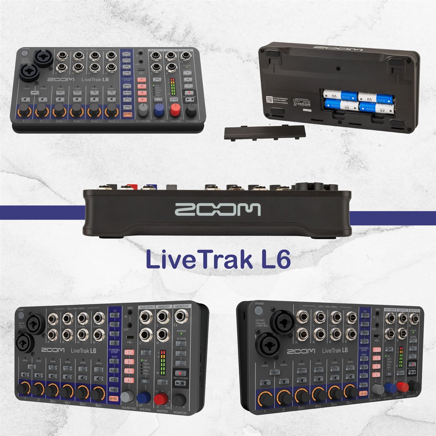 Amazon.co.jp: Zoom LiveTrak L6レコーディングバンドル – 10