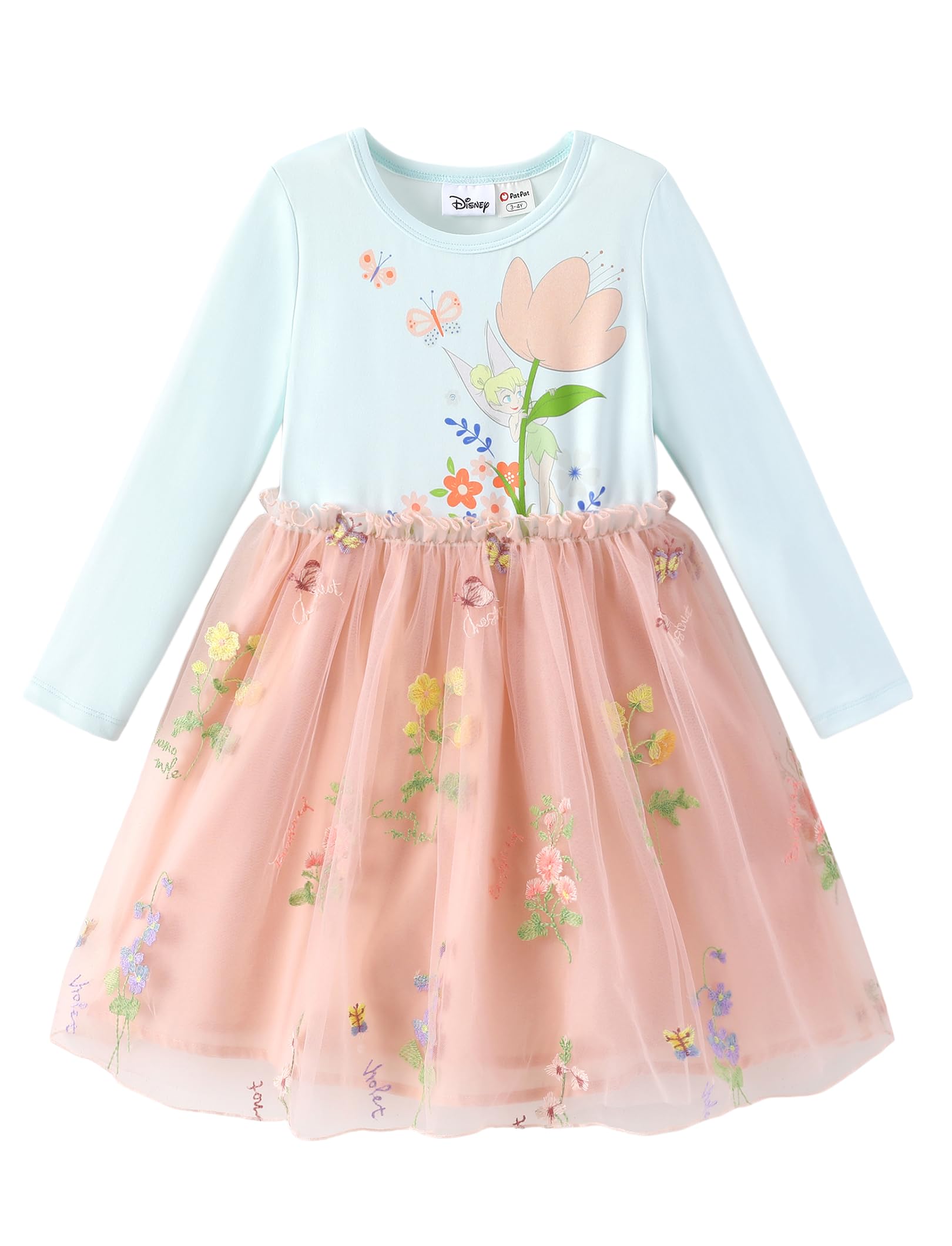 Disney Girls' Tulle Tutu Dress Birthday Party Outfit Toddler to Big Kid
