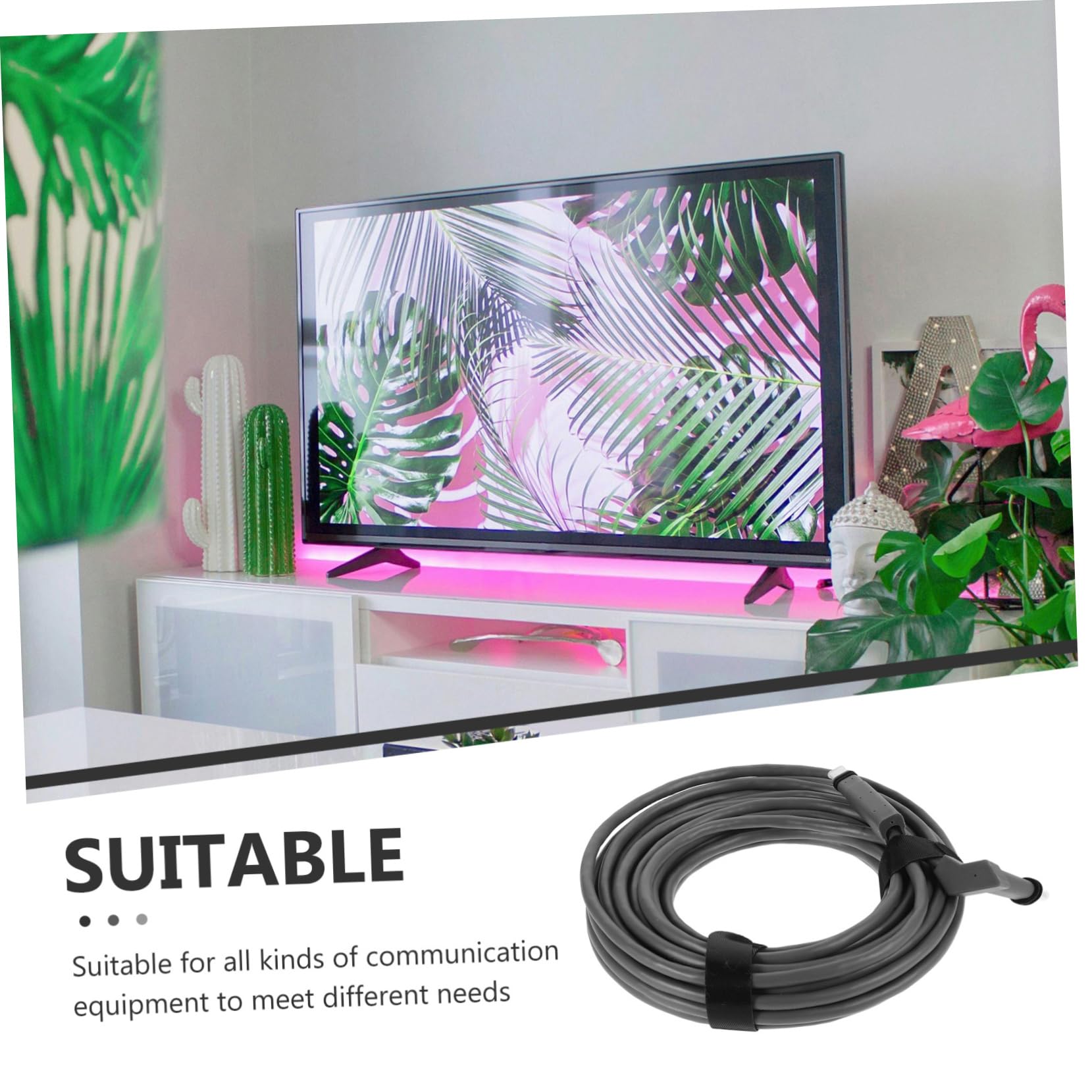 SHINEOFI Rallonge Connexion Câble Transmission Haut Débit Stable, de Réseau, Équipement de Communication, Usage Maison et Bureau
