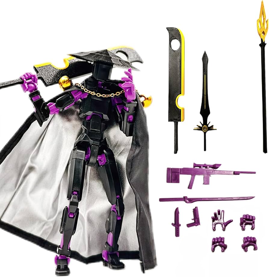 Amazon.com: Binvin T13 Assembly Completed Action Figures,3D