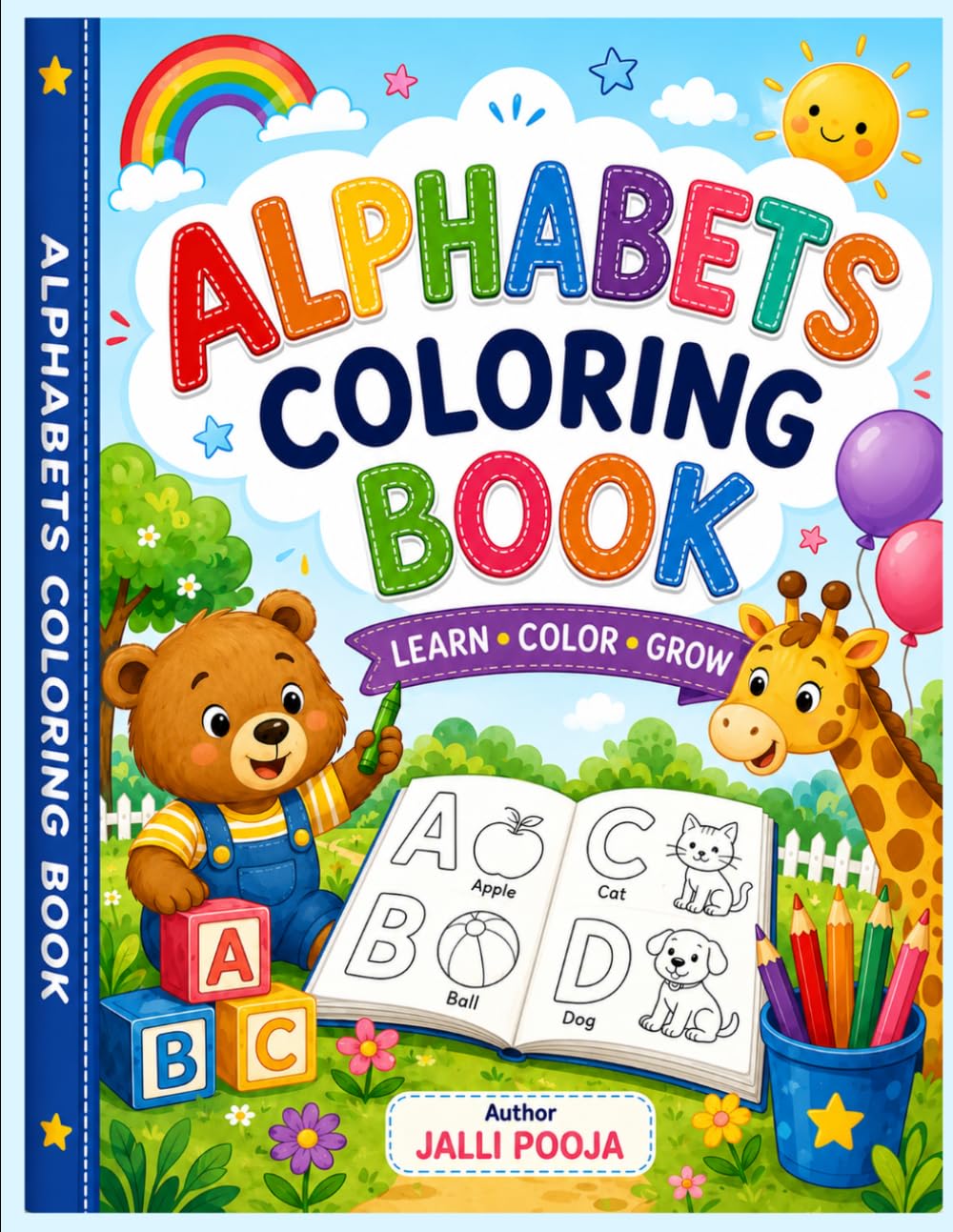 Alphabets Coloring Book: Learn • Color • Grow Fun Alphabet Activities for Kids Ages 3–6