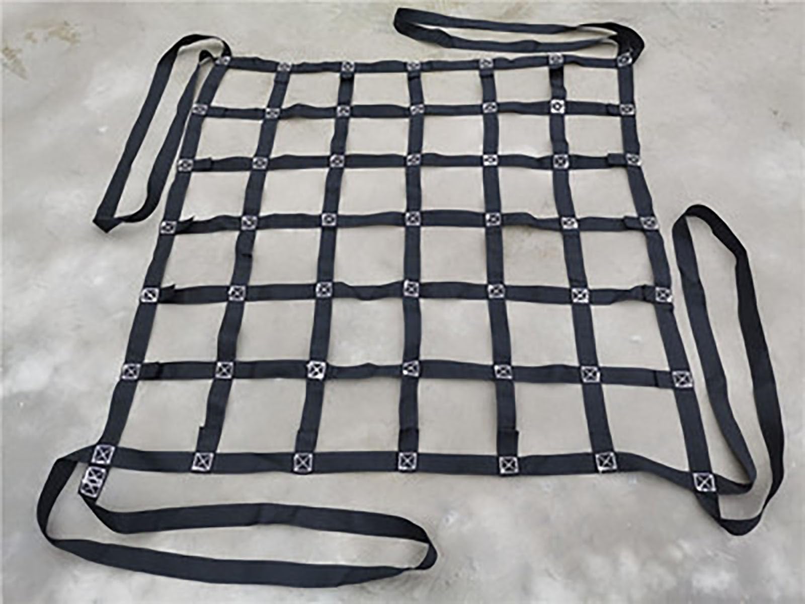 Filet de levage Maille De Levage Plate En Polyester De Haute RéSistance Maille De Protection TresséE En Polyester 15cm Maille Filet De Protection De Maille De Poche De Levage Industr(Size:300kg/661lb)