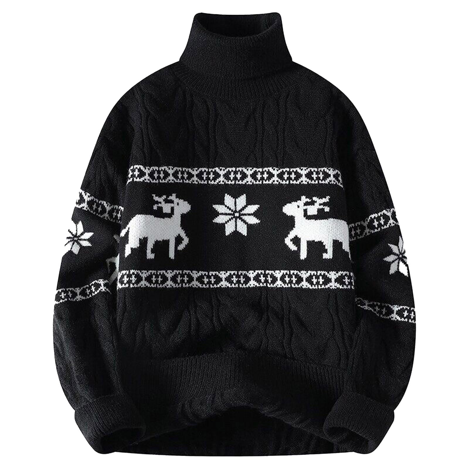 Maglione natalizio da uomo, divertente maglione natalizio Ugly Christmas Sweater Maglione con Reindeer Unisex Natale Natale maglione natalizio maglione unisex classico maglione invernale