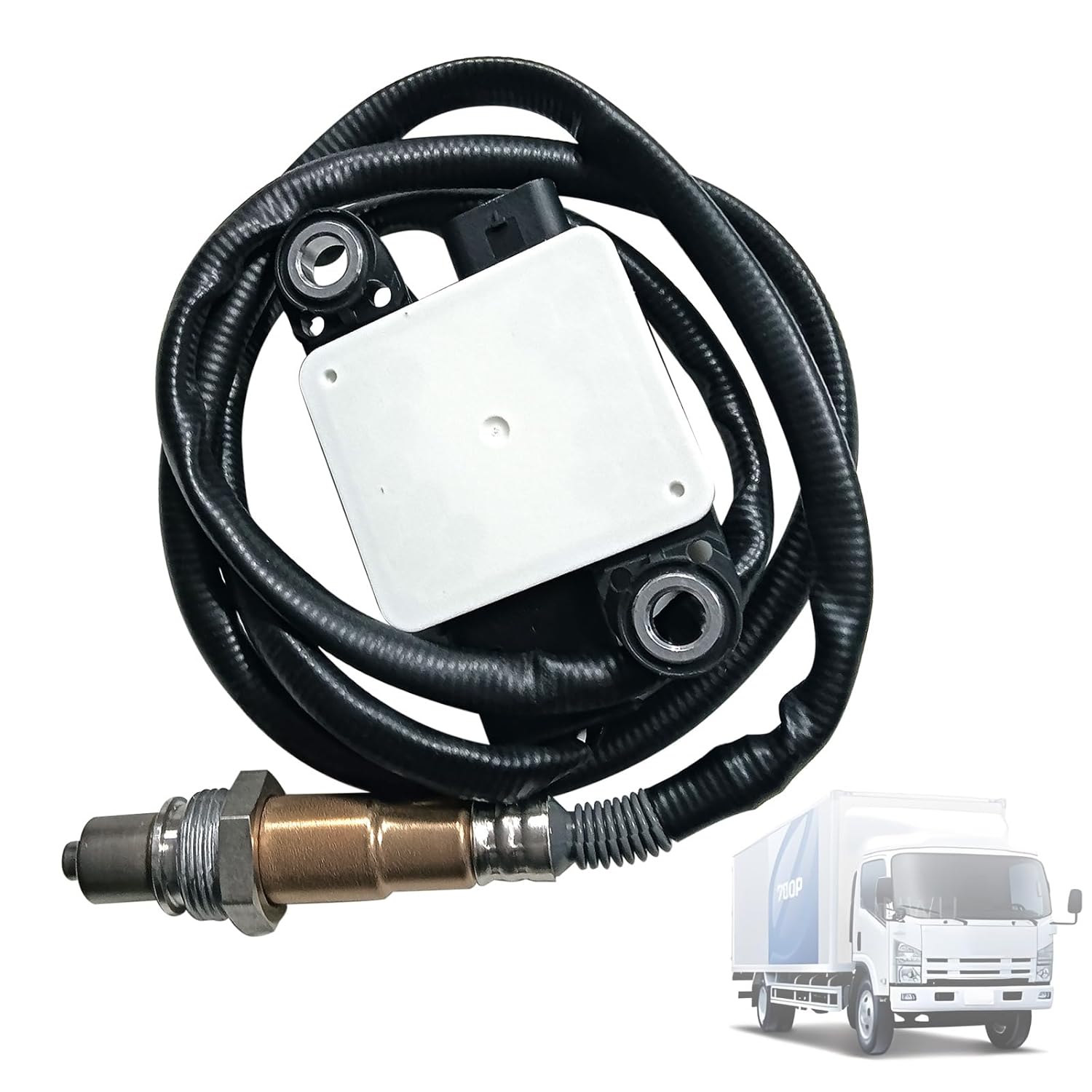 8982759090 Exhaust Particulate Matter PM Sensor Kit Compatible with 2011-2023 Isuzu FTR NPR NPR-HD NPR-XD NQR NRR Replace# 0281007889 8-98275-909-0 8-98275909-0