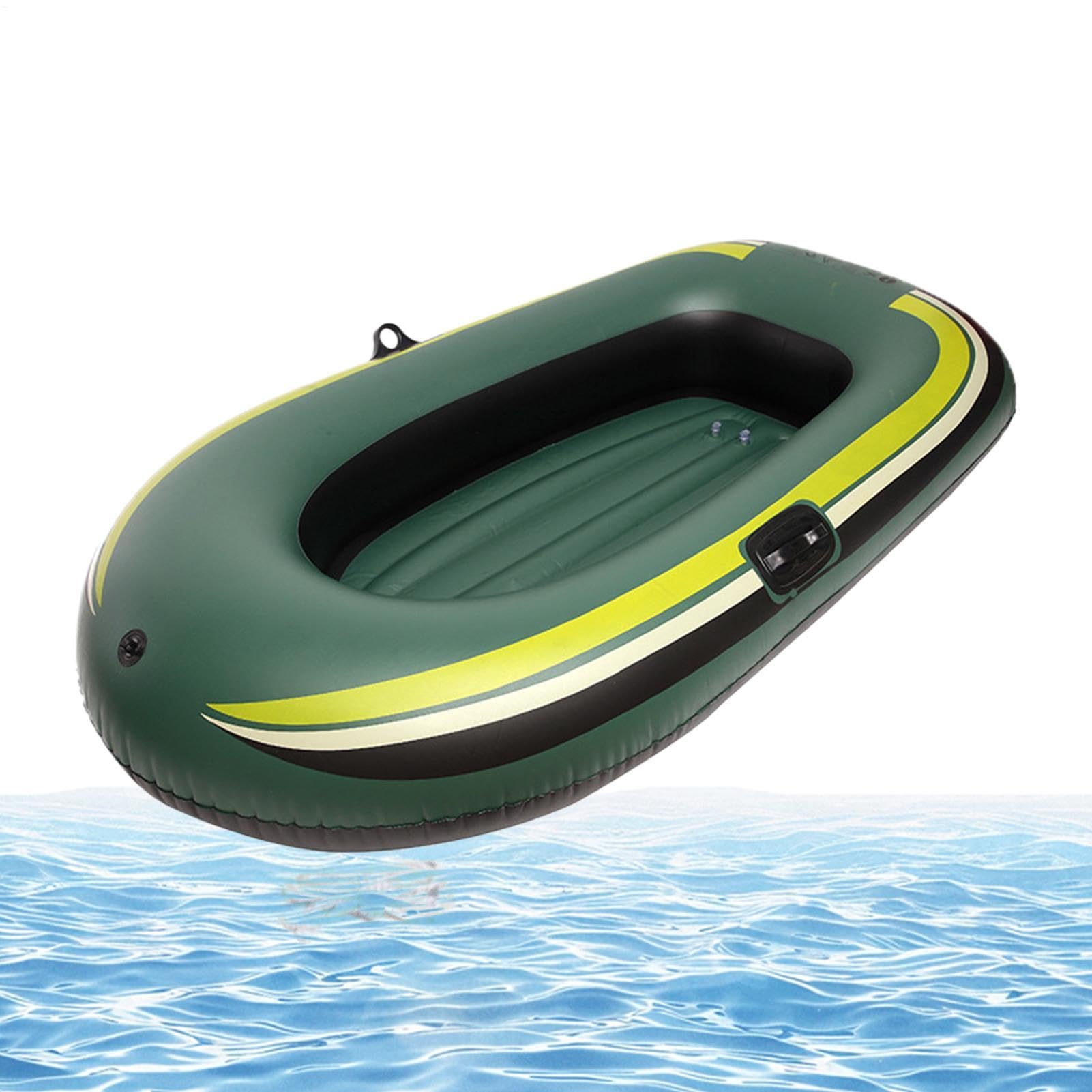 Ponton Łódka Pływający Przenośny 1-Osobowy Dla Dorosłych i Dzieci | Ponton Dmuchany Oraz Pływak na Jezioro Rzekę Staw Plażę Sporty Wodne na Zewnątrz Pływanie Kajakarstwo