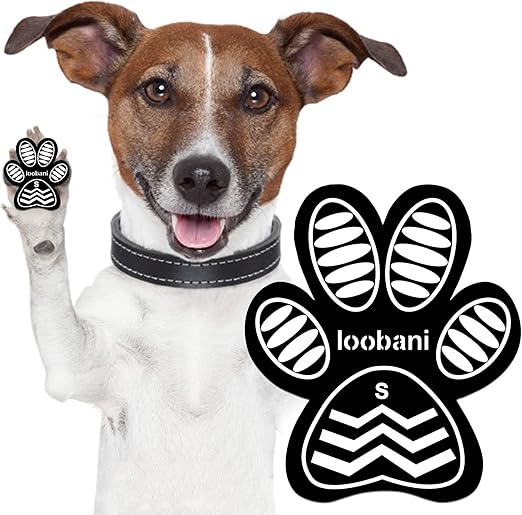 LOOBANI Dog Grip Pad Paw Protector AntiSlip Traction Pads from