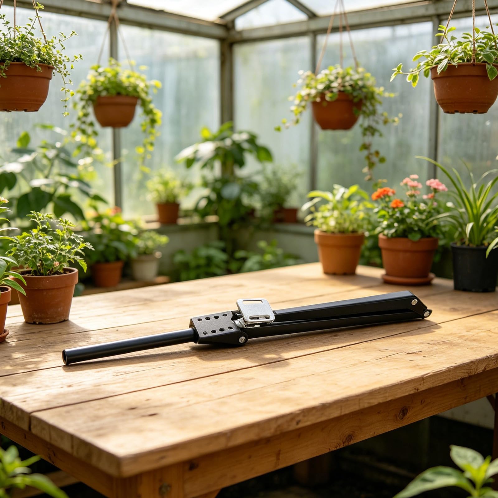 Toddmomy Ouvre-fenêtre et Installation Facile Solaire Automatique pour Serre avec Ressort Simple Mécanisme pour Ventilation