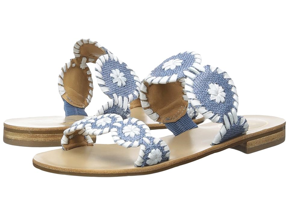 

Jack Rogers Lauren Raffia (Blue Raffia) Women's Sandals