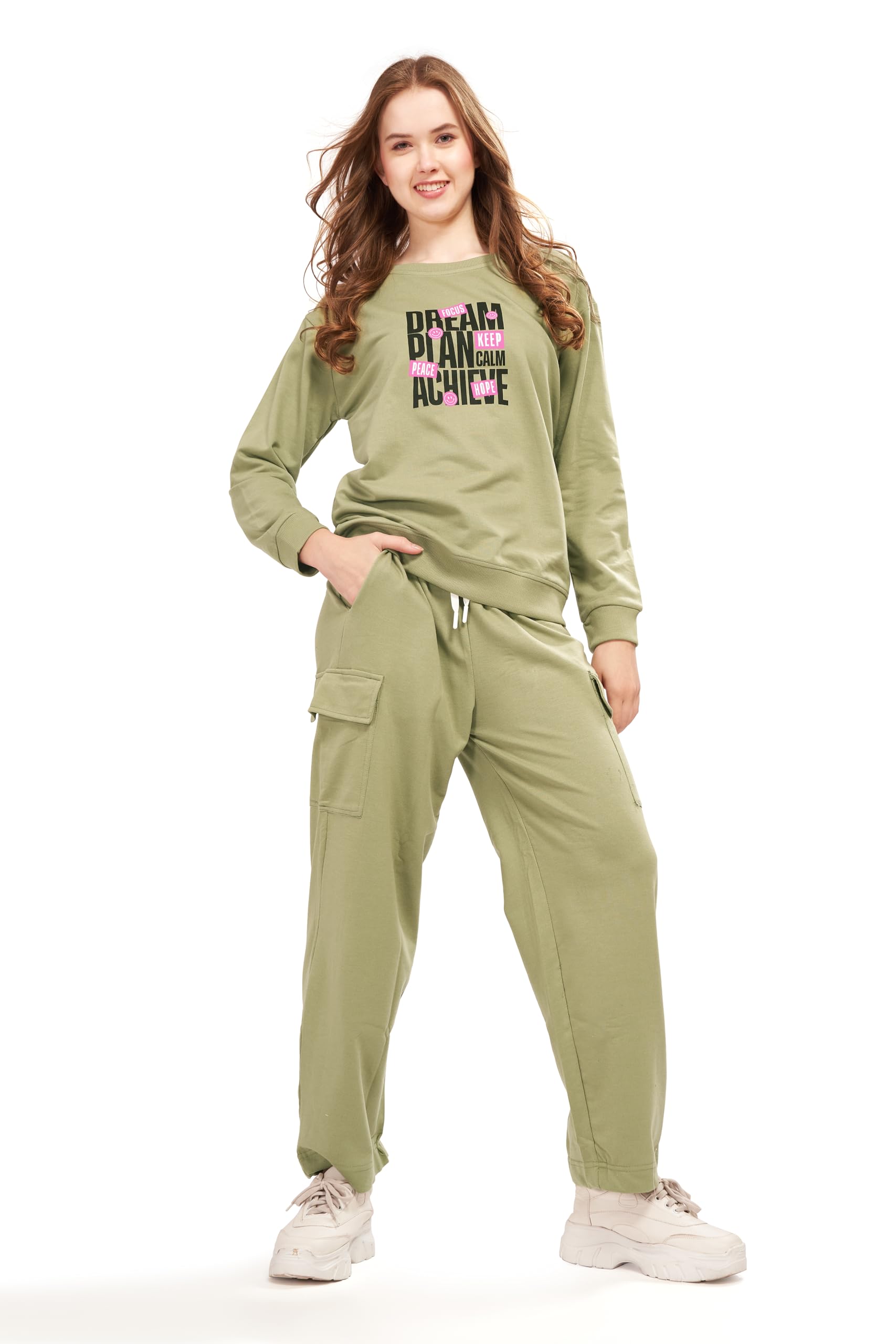 weet Women's Sweatshirt and Joggers Full Set Tracksuit 414-picture-40