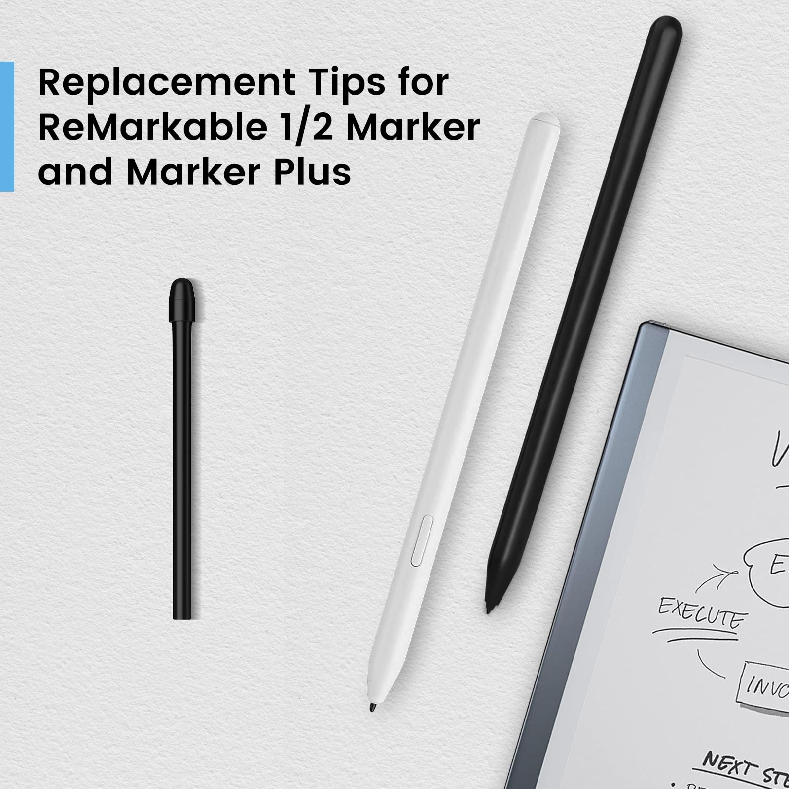 Amazon.co.jp: 交換用マーカーペンチップ 20個 Remarkable 1/2