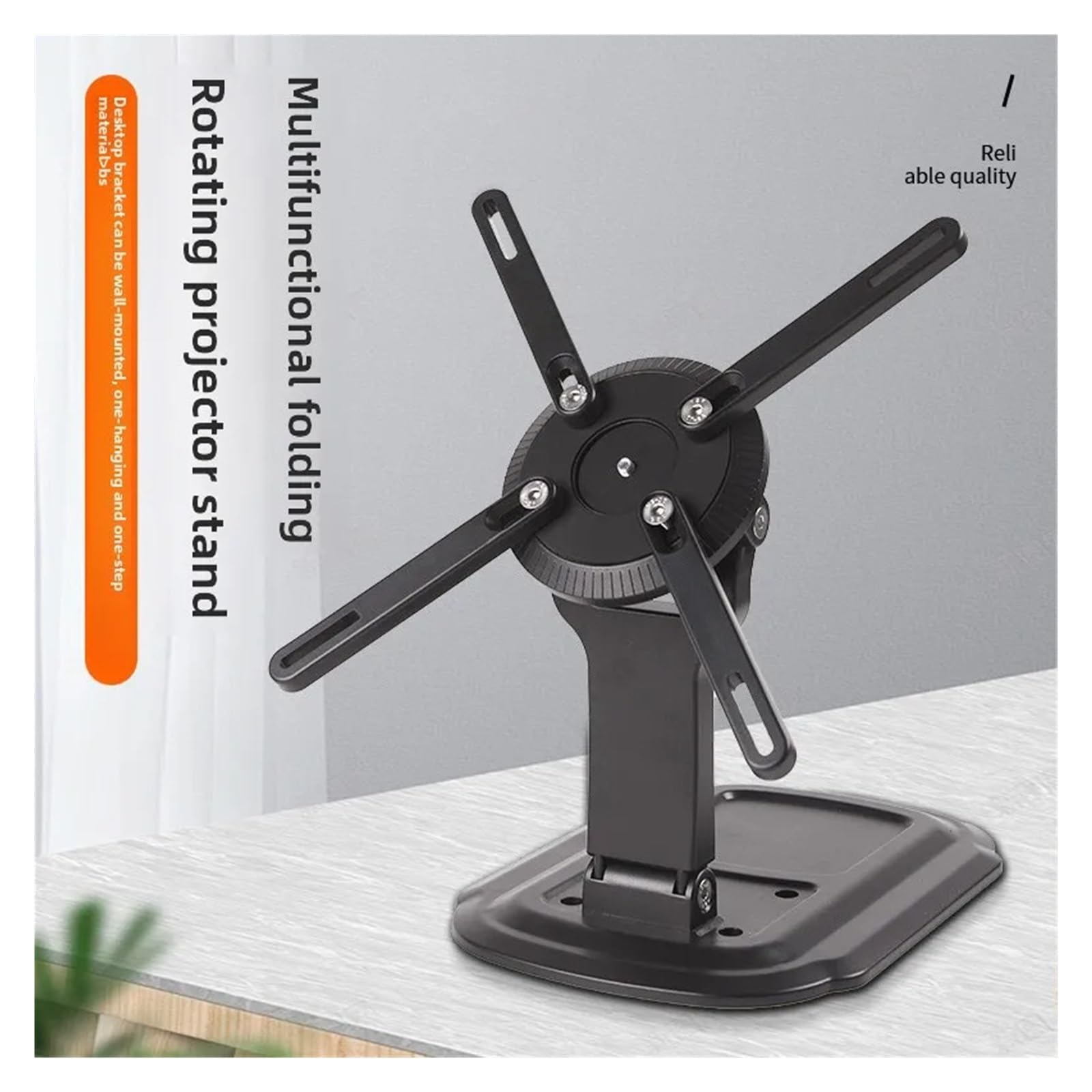 Supporto da scrivania for proiettore, pieghevole, regolabile, rimovibile