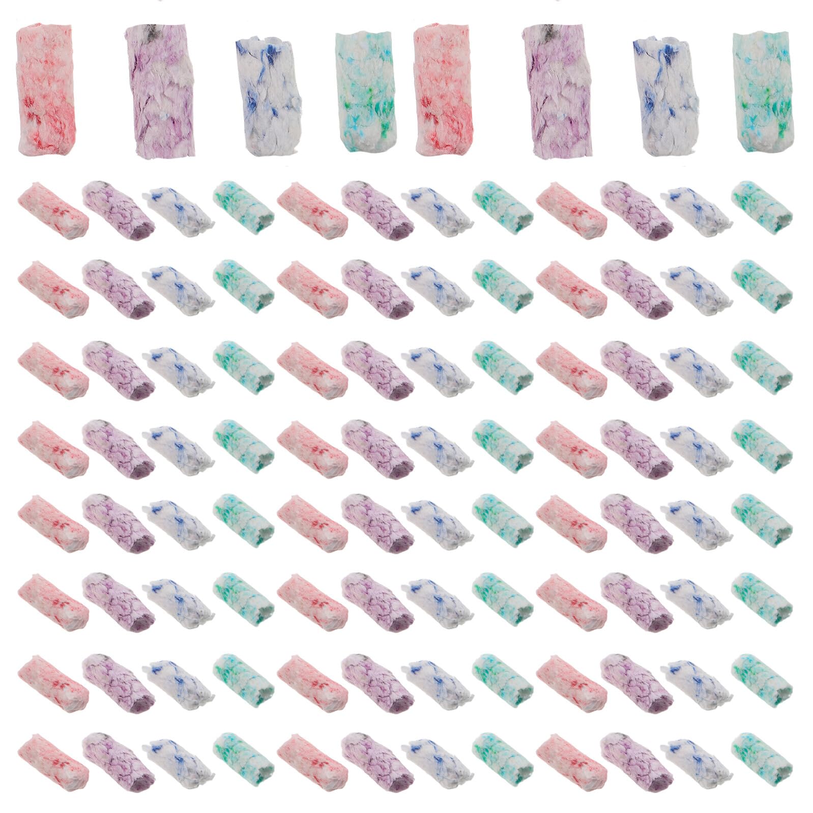 GARVALON Lettiera in Polpa di Carta Traspirante 1 kg per Piccoli Animali Domestici Pellet Assorbente per Gabbie di Criceti Conigli e Porcellini D’India Imbottitura Igienica per Habitat
