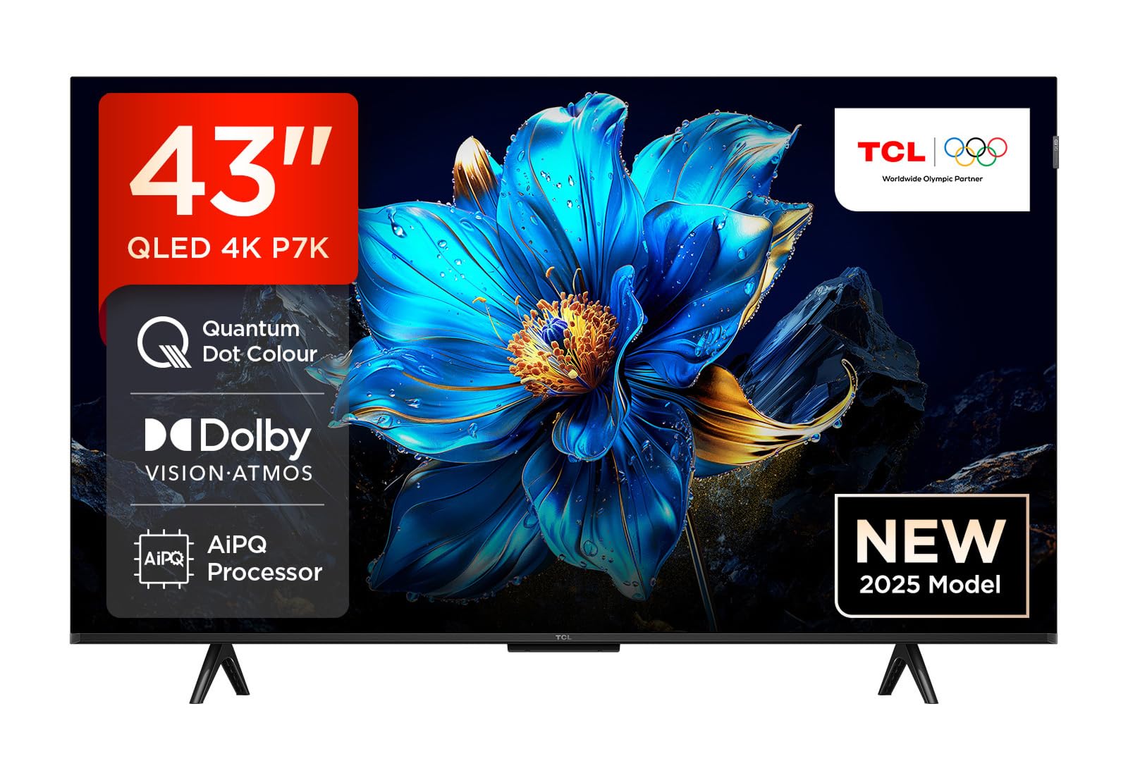 TCL 43P7K TV QLED, 43 