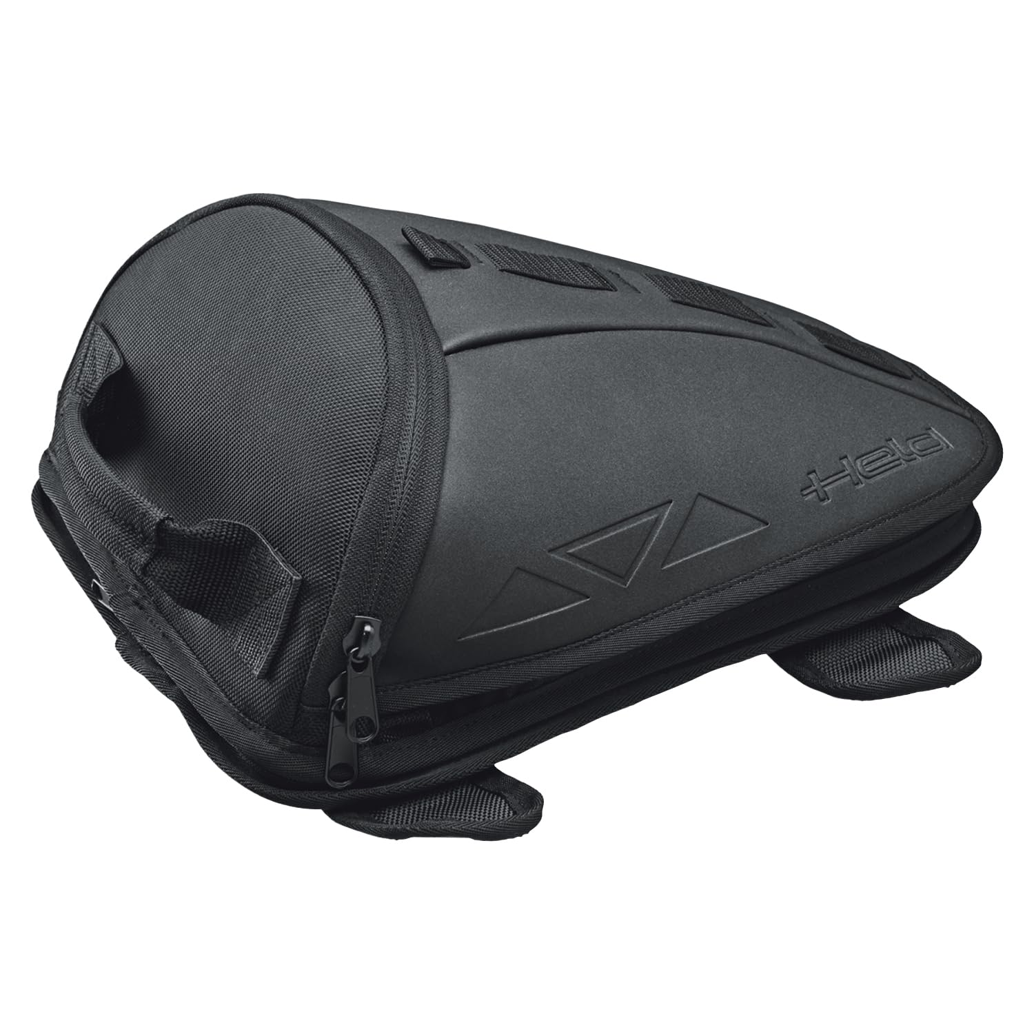 Held Tenda 2 Motorrad Hecktasche und Tankrucksack - vielseitige Tanktasche mit verstellbaren Schultergurte - 10L Volumen, Nylongewebe, 100% wasserdicht durch Regenhaube, Schwarz